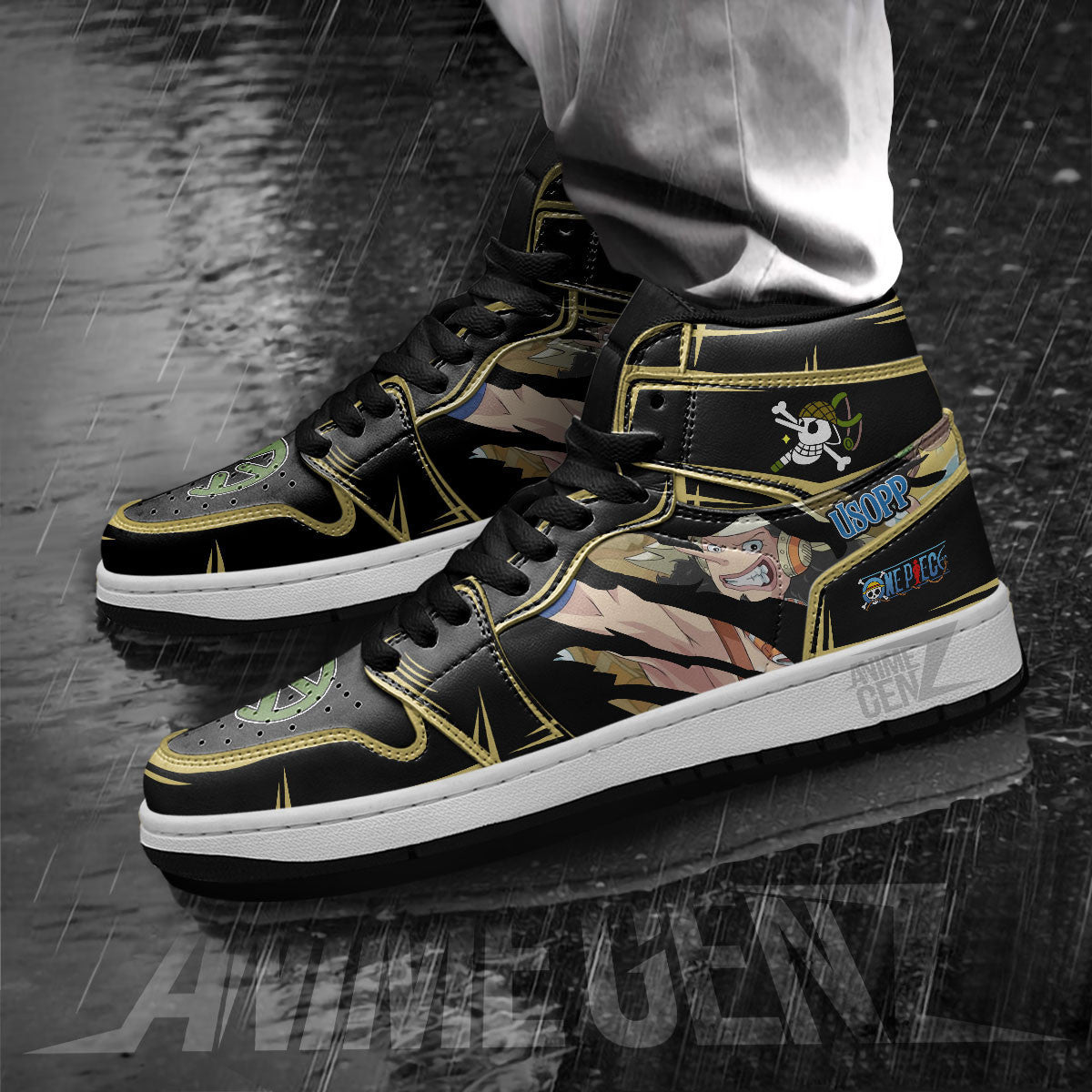 One Piece Usopp JD Sneakers Custom Anime Shoes