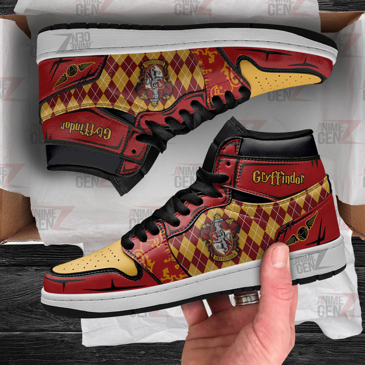 Harry Potter Gryffindor JD Sneakers Custom Anime Shoes