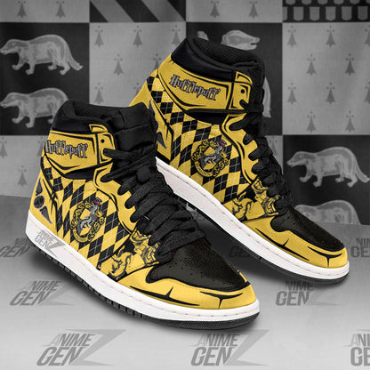 Harry Potter Hufflepuff JD Sneakers Custom Anime Shoes