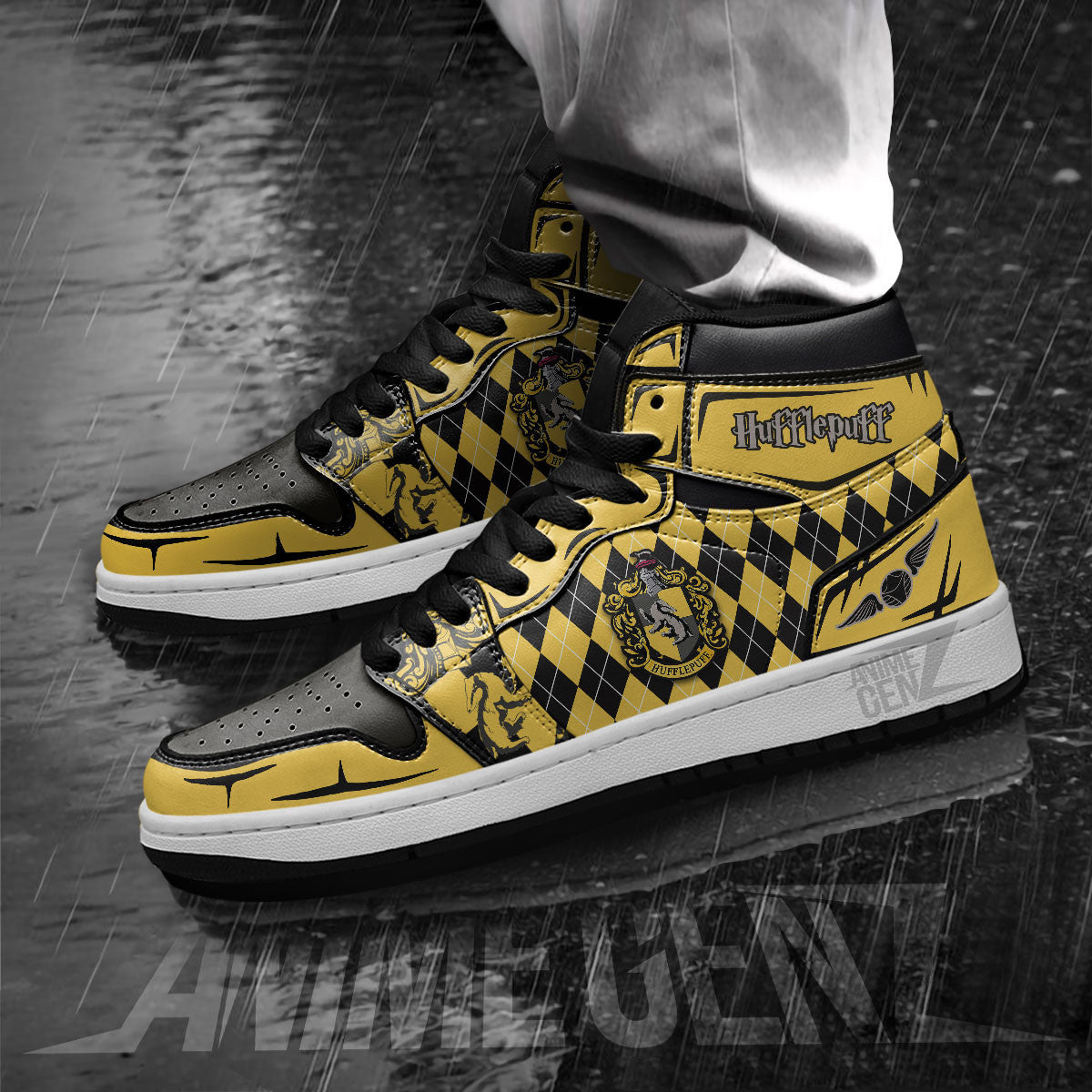 Harry Potter Hufflepuff JD Sneakers Custom Anime Shoes