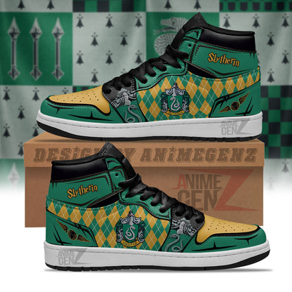 Harry Potter Slytherin JD Sneakers Custom Anime Shoes