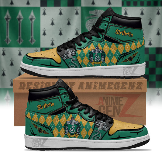 Harry Potter Slytherin JD Sneakers Custom Anime Shoes