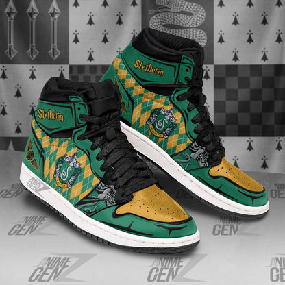 Harry Potter Slytherin JD Sneakers Custom Anime Shoes