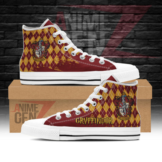 Harry Potter Gryffindor High Top Shoes Custom Anime Shoes