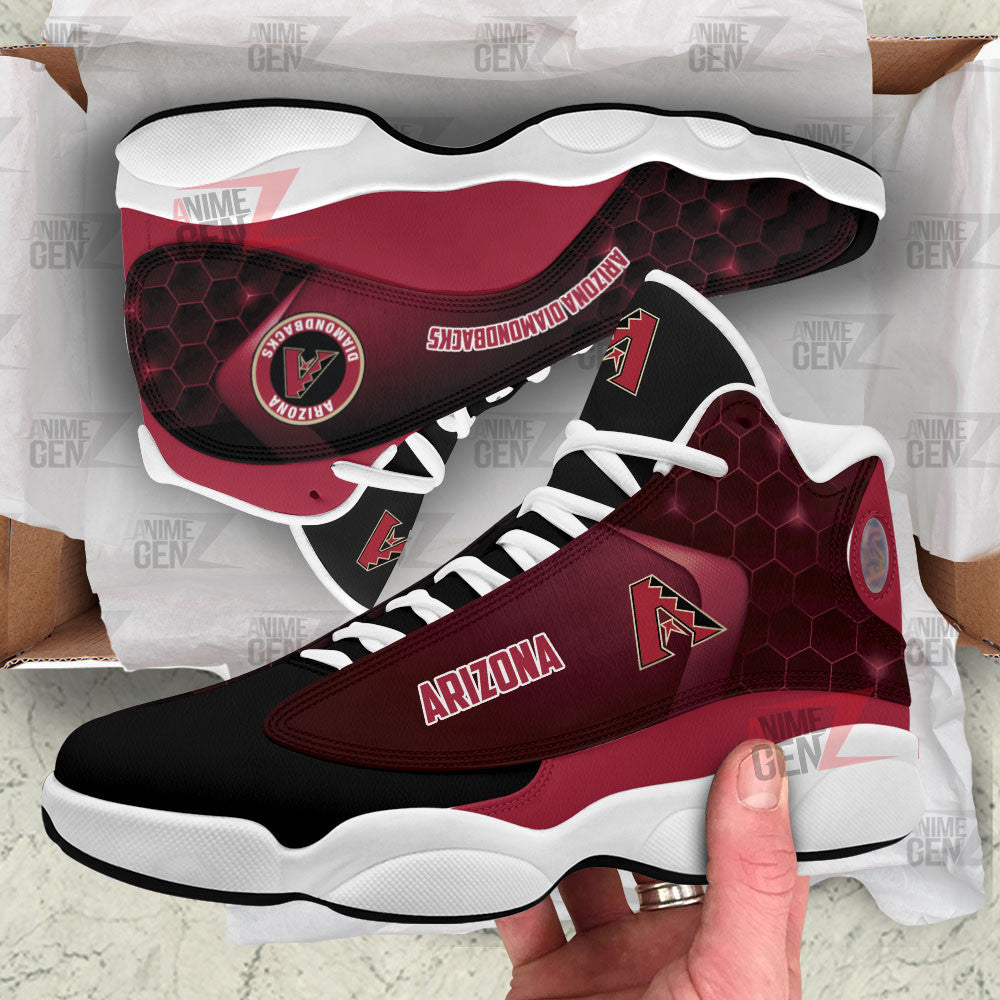 Arizona Diamondbacks Air Jordan 13 Sneakers MLB Custom Sports Shoes Ph221026-02