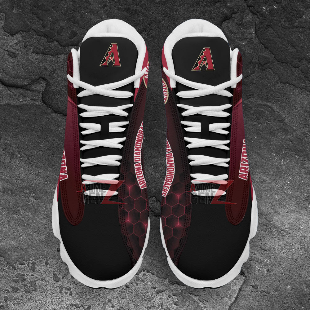 Arizona Diamondbacks Air Jordan 13 Sneakers MLB Custom Sports Shoes Ph221026-02