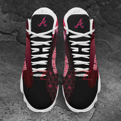 Atlanta Braves Air Jordan 13 Sneakers MLB Custom Sports Shoes