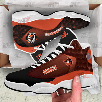 Baltimore Orioles Air Jordan 13 Sneakers MLB Custom Sports Shoes