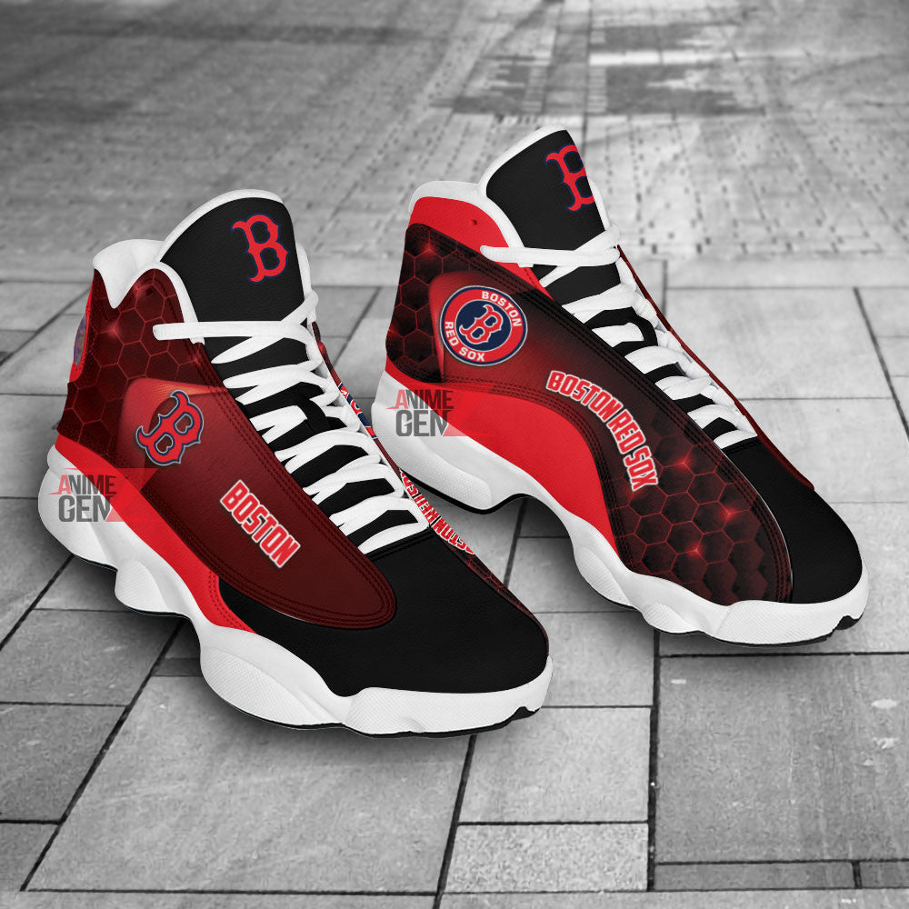 Boston Red Sox Air Jordan 13 Sneakers MLB Custom Sports Shoes
