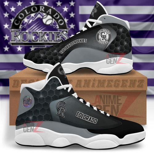 Colorado Rockies Air Jordan 13 Sneakers MLB Custom Sports Shoes