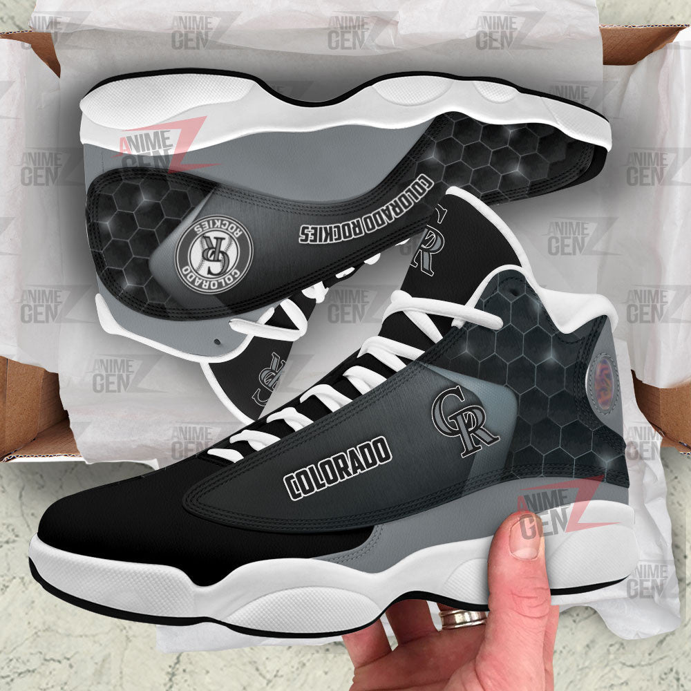Colorado Rockies Air Jordan 13 Sneakers MLB Custom Sports Shoes