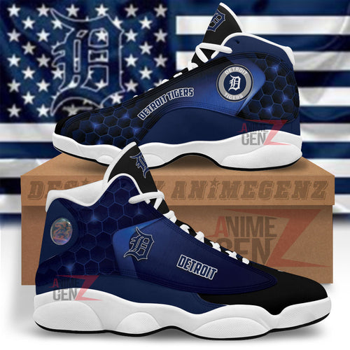 Detroit Tigers Air Jordan 13 Sneakers MLB Custom Sports Shoes