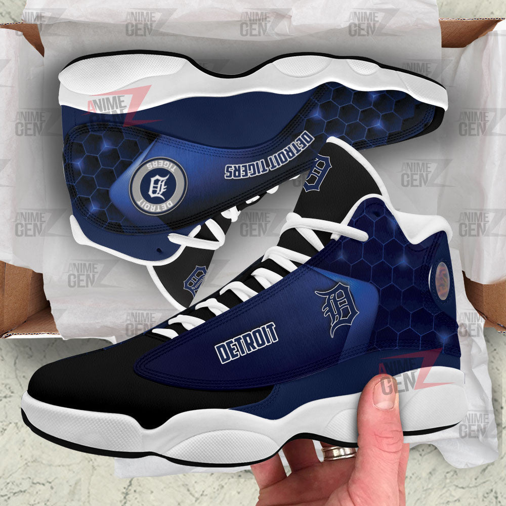 Detroit Tigers Air Jordan 13 Sneakers MLB Custom Sports Shoes