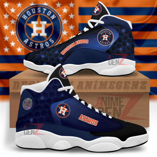 Houston Astros Air Jordan 13 Sneakers MLB Custom Sports Shoes