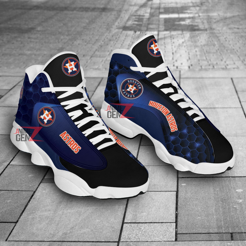 Houston Astros Air Jordan 13 Sneakers MLB Custom Sports Shoes