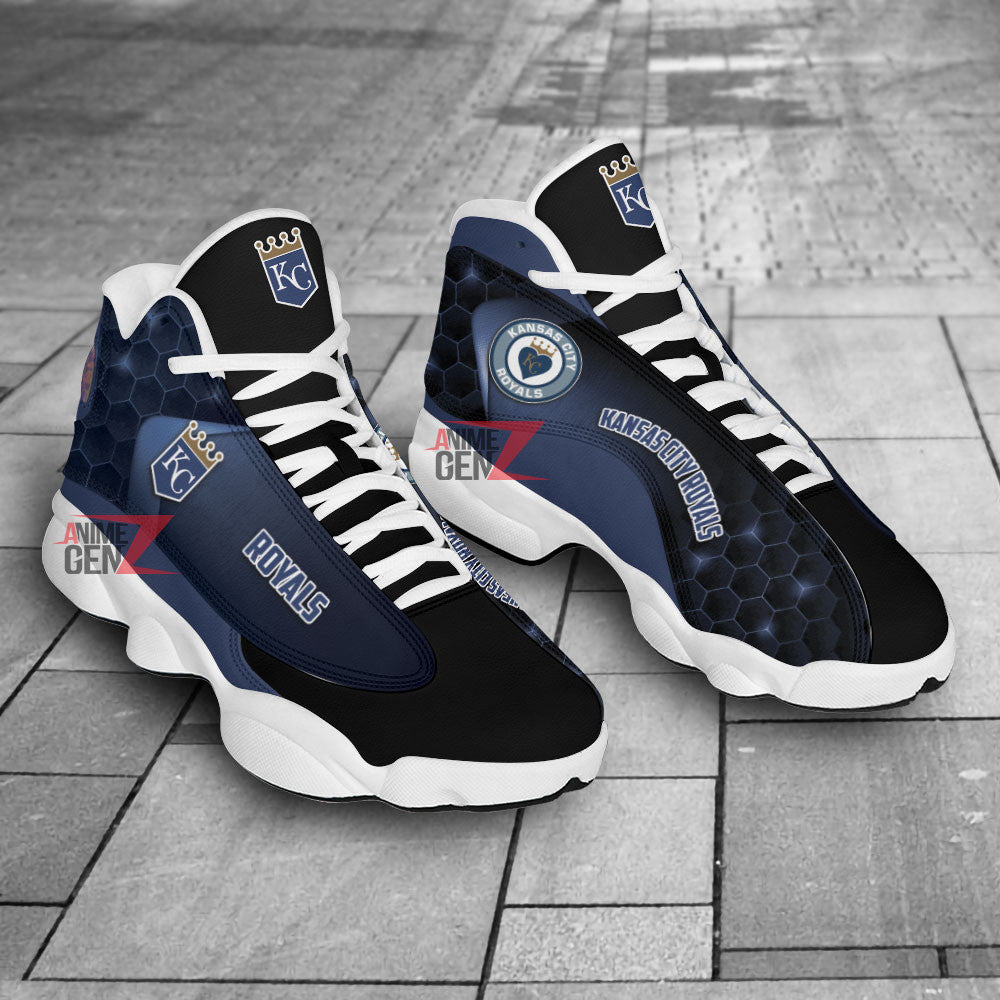 Kansas City Royals Air Jordan 13 Sneakers MLB Custom Sports Shoes