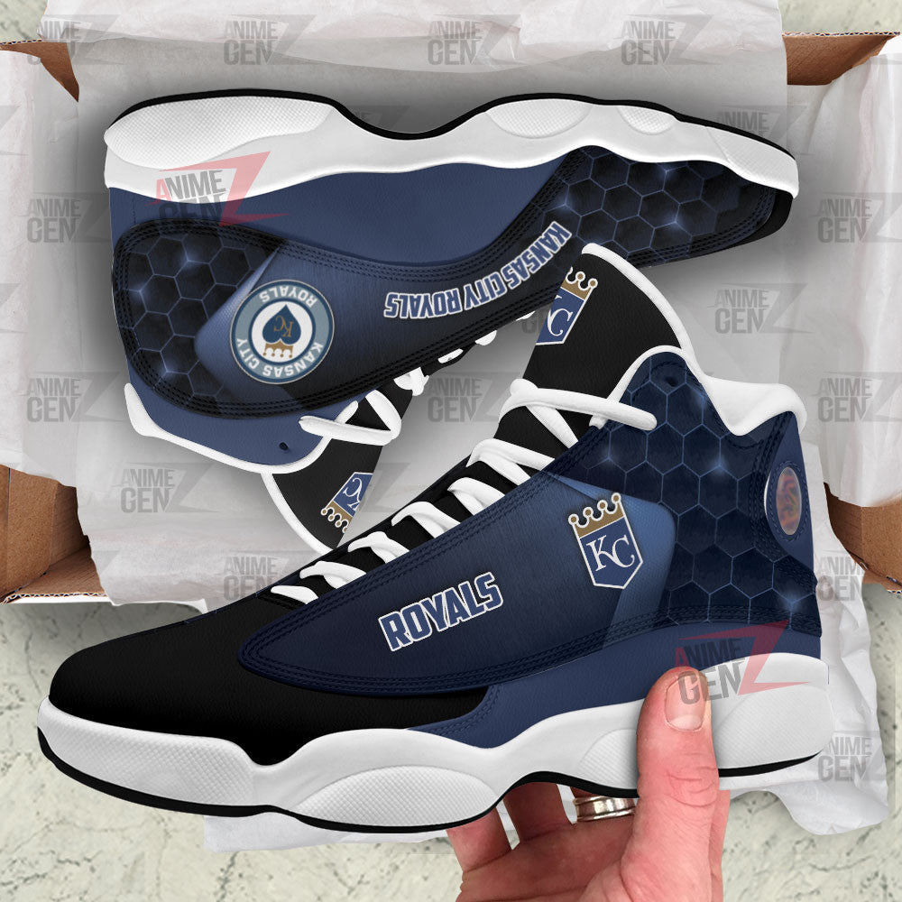 Kansas City Royals Air Jordan 13 Sneakers MLB Custom Sports Shoes