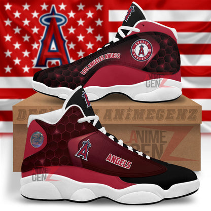 Los Angeles Angels Air Jordan 13 Sneakers MLB Custom Sports Shoes