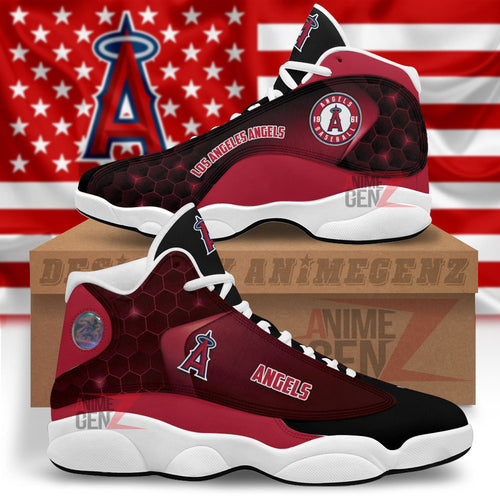 Los Angeles Angels Air Jordan 13 Sneakers MLB Custom Sports Shoes