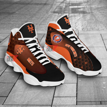 New York Mets Air Jordan 13 Sneakers MLB Custom Sports Shoes