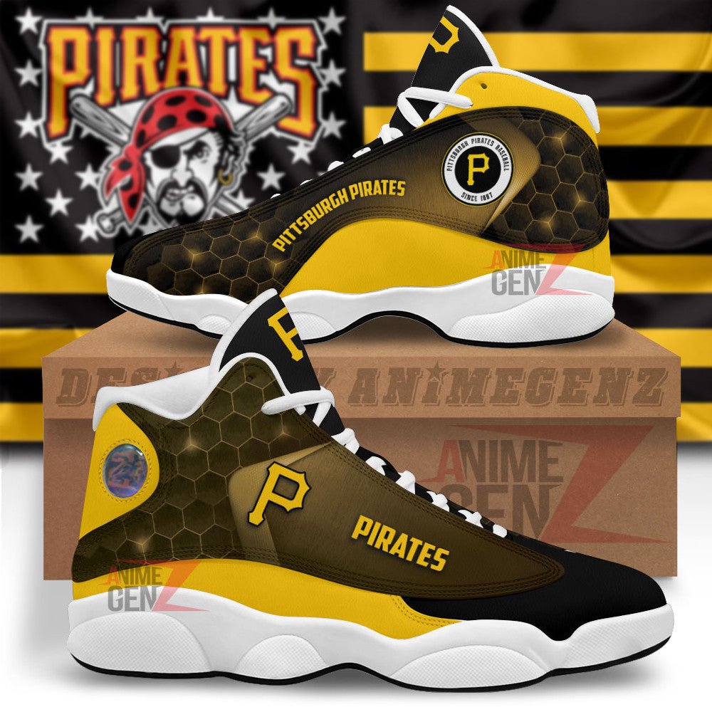Pittsburgh Pirates Air Jordan 13 Sneakers MLB Custom Sports Shoes