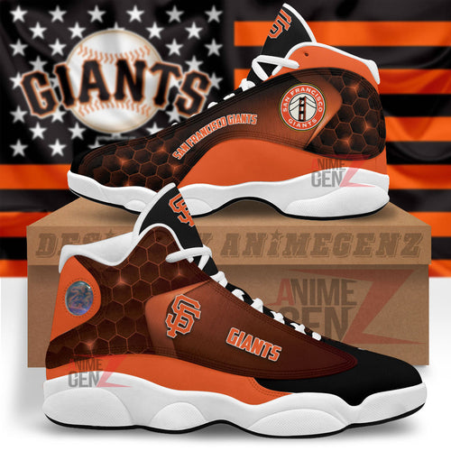 San Francisco Giants Air Jordan 13 Sneakers MLB Custom Sports Shoes