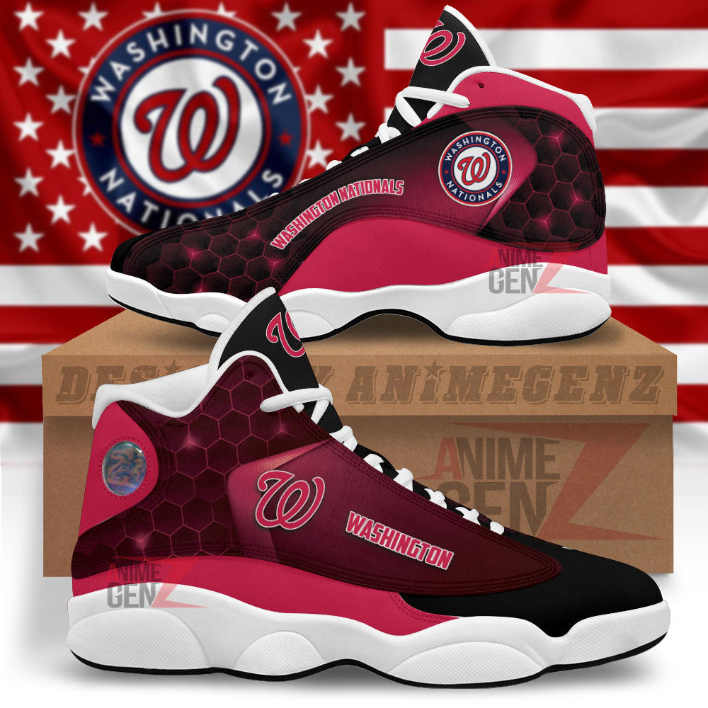 Washington Nationals Air Jordan 13 Sneakers MLB Custom Sports Shoes