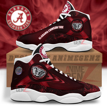 Alabama Crimson Tide Air Jordan Sneakers 13 NFL Custom Sport Shoes