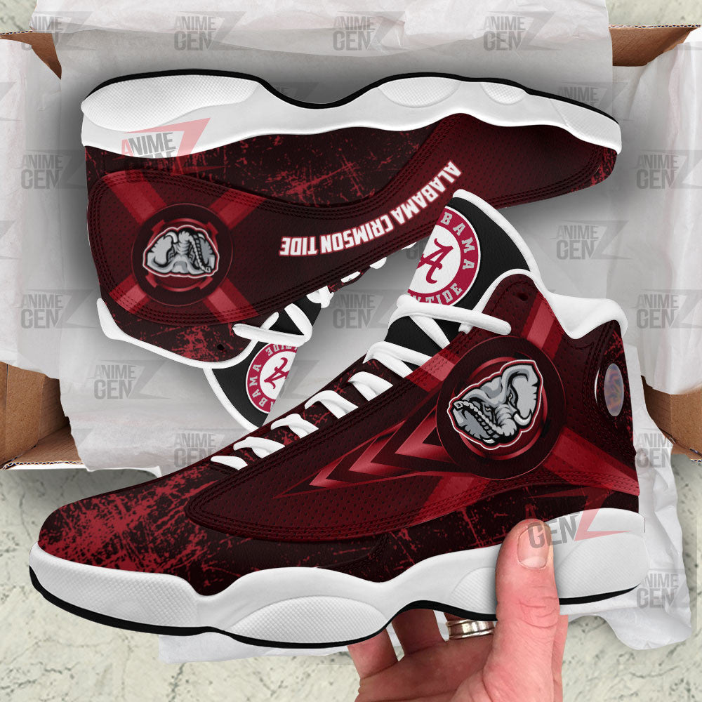 Alabama Crimson Tide Air Jordan Sneakers 13 NFL Custom Sport Shoes