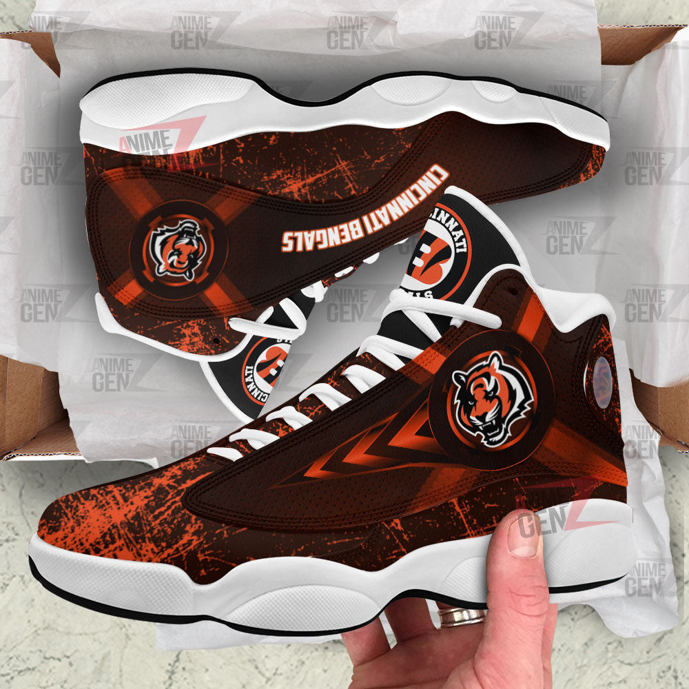 Cincinnati Bengals Air Jordan Sneakers 13 NFL Custom Sport Shoes