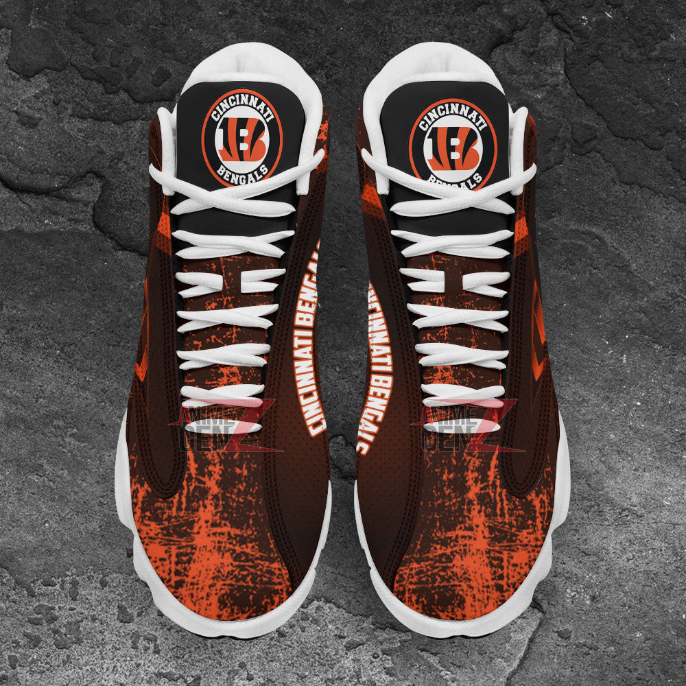 Cincinnati Bengals Air Jordan Sneakers 13 NFL Custom Sport Shoes