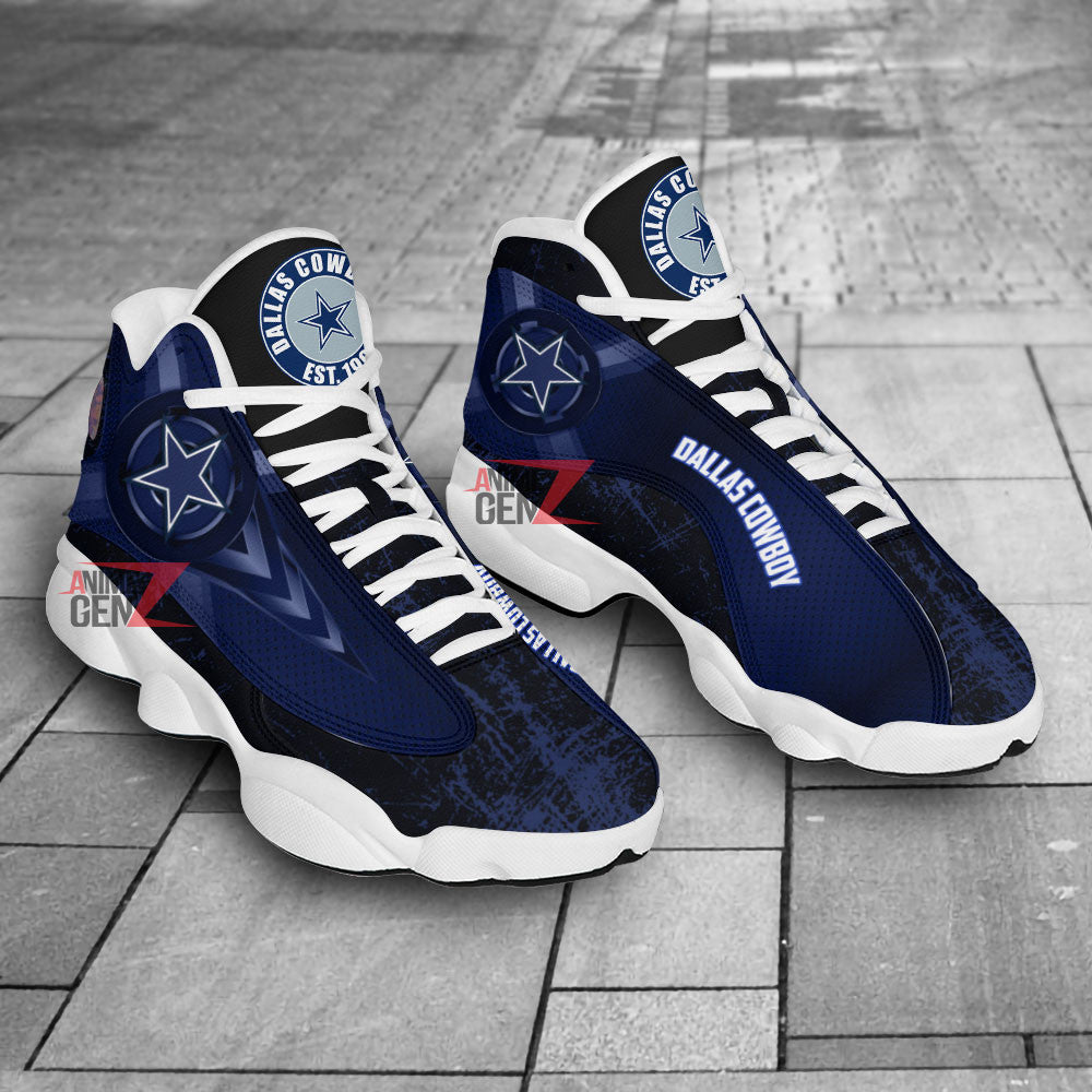 Dallas Cowboy Air Jordan Sneakers 13 NFL Custom Sport Shoes