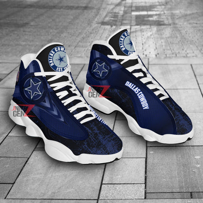 Dallas Cowboy Air Jordan Sneakers 13 NFL Custom Sport Shoes