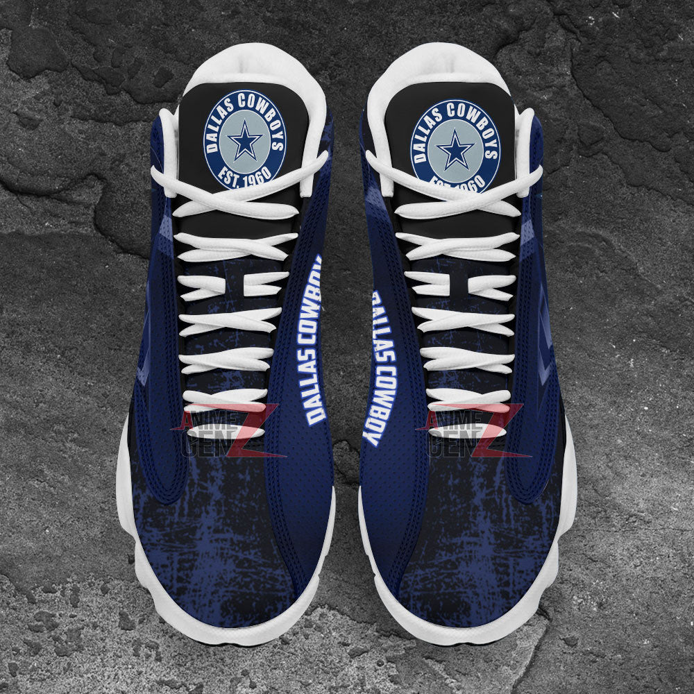 Dallas Cowboy Air Jordan Sneakers 13 NFL Custom Sport Shoes