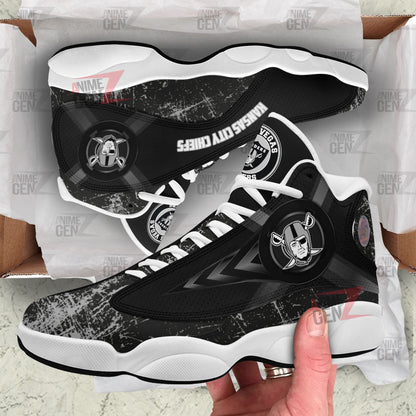 Las Vegas Raiders Air Jordan Sneakers 13 NFL Custom Sport Shoes