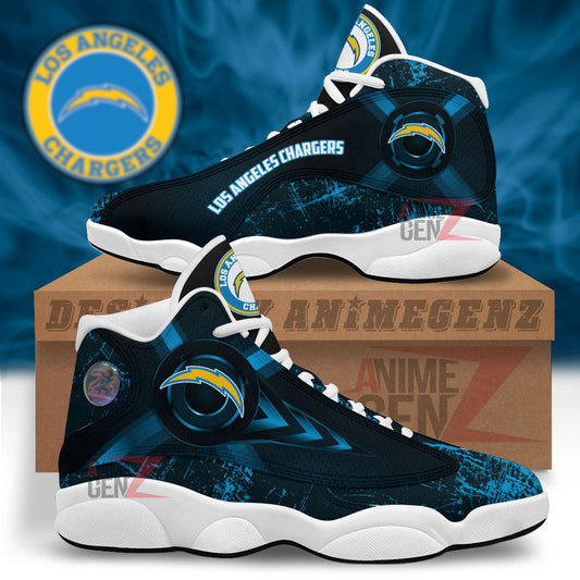 Los Angeles Chargers Air Jordan Sneakers 13 NFL Custom Sport Shoes