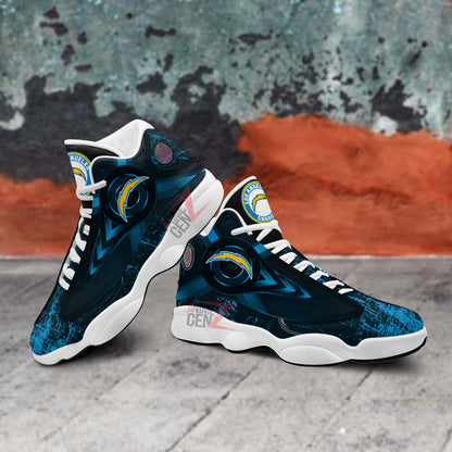 Los Angeles Chargers Air Jordan Sneakers 13 NFL Custom Sport Shoes