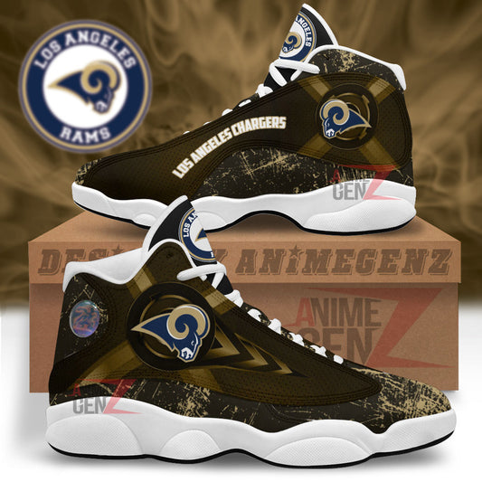 Los Angeles Rams Air Jordan Sneakers 13 NFL Custom Sport Shoes