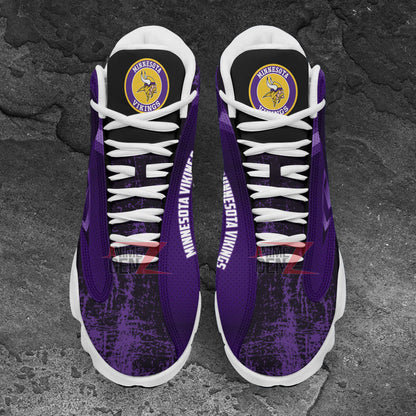 Minnesota Vikings Air Jordan Sneakers 13 NFL Custom Sport Shoes