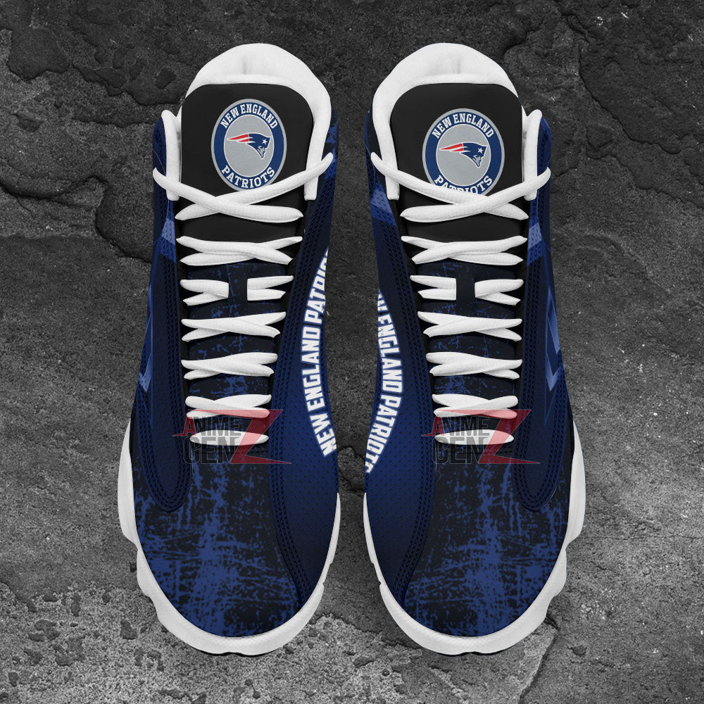 New England Patriots Air Jordan Sneakers 13 NFL Custom Sport Shoes
