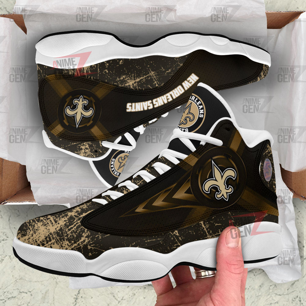 New Orleans Saints Air Jordan Sneakers 13 NFL Custom Sport Shoes