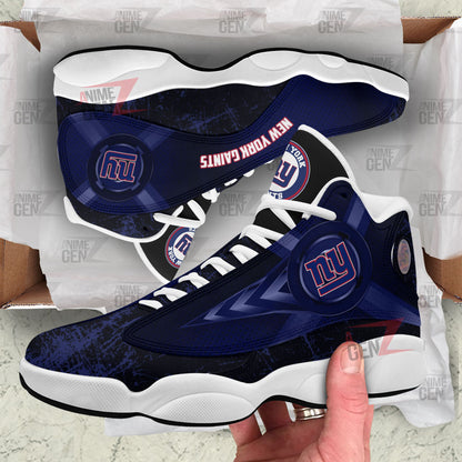 New York Gaints Air Jordan Sneakers 13 NFL Custom Sport Shoes