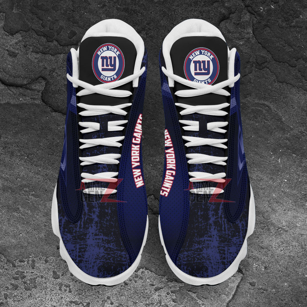 New York Gaints Air Jordan Sneakers 13 NFL Custom Sport Shoes