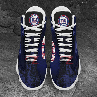 New York Gaints Air Jordan Sneakers 13 NFL Custom Sport Shoes