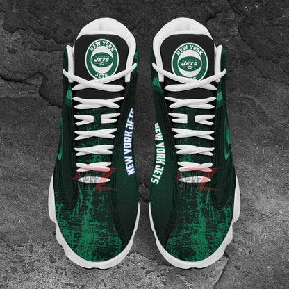 New York Jets Air Jordan Sneakers 13 NFL Custom Sport Shoes
