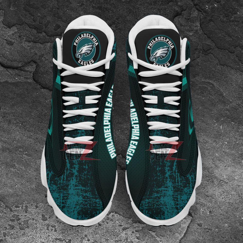 Philadelphia Eagles Air Jordan Sneakers 13 NFL Custom Sport Shoes