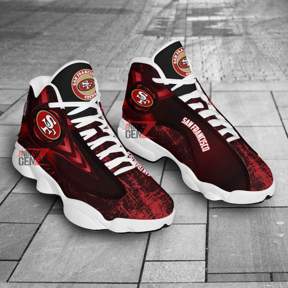 San Francisco Air Jordan Sneakers 13 NFL Custom Sport Shoes