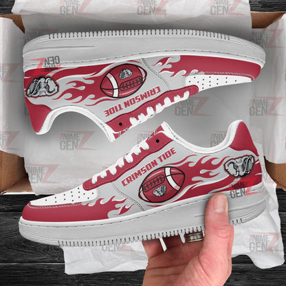 Alabama Crimson Tide Air Sneakers NFL Custom Sports Shoes