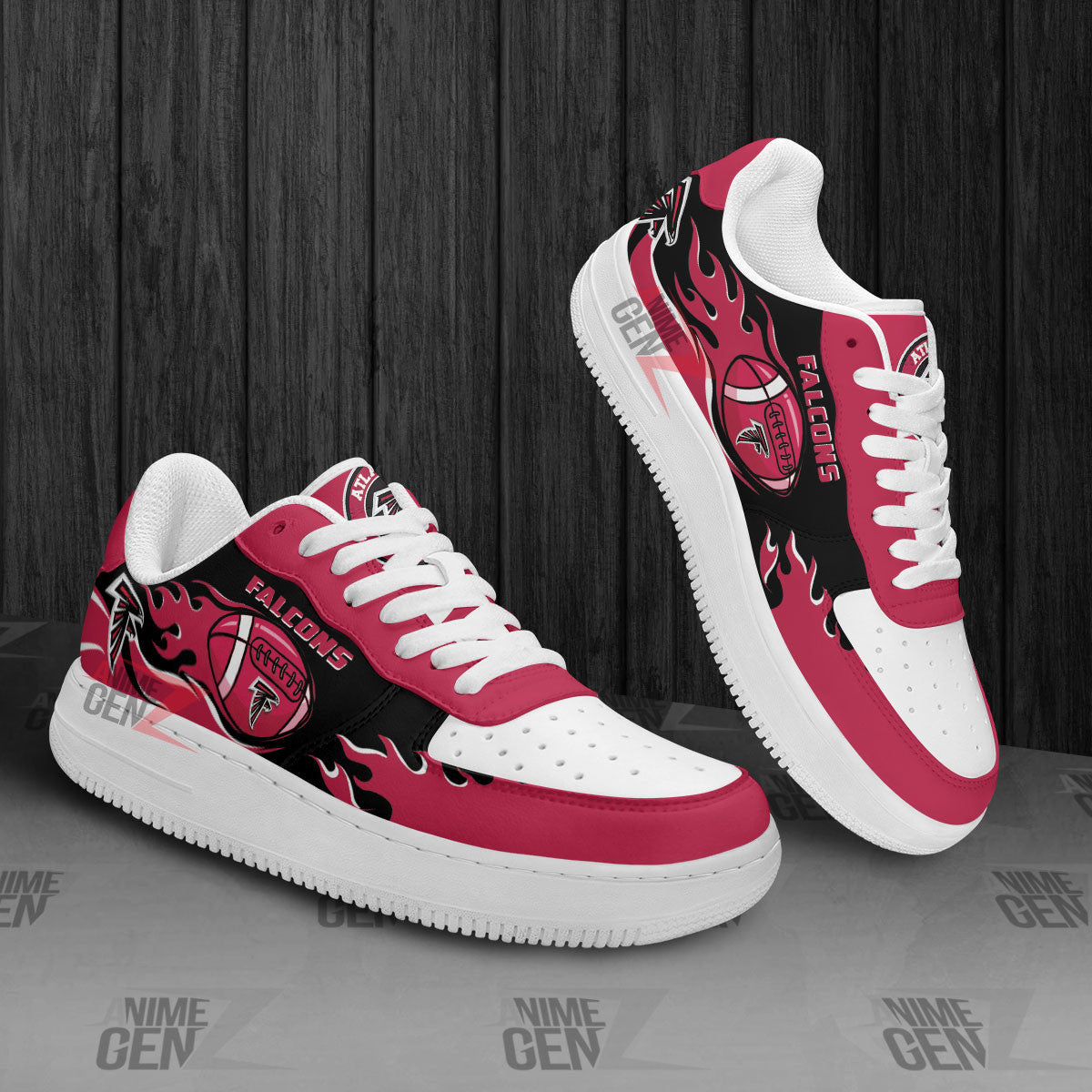 Atlanta Falcons Air Sneakers NFL Custom Sports Shoes