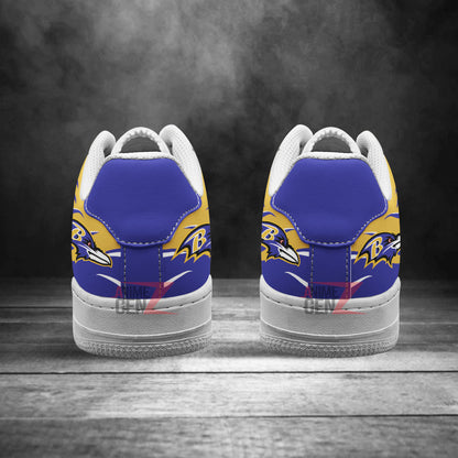 Baltimore Ravens Air Sneakers NFL Custom Sports Shoes